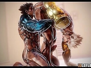 Gay muscle soldiers fucked hard by players horny muscle gay 3d gay